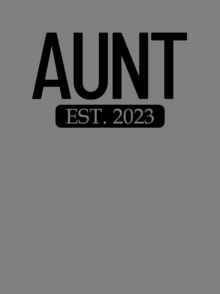 Thumbnail 3 von 3, Tuch, Aunt Est. 2023 New Aunt Gift Women's Auntie Aunt Gear designt und verkauft von DynamicDesign.