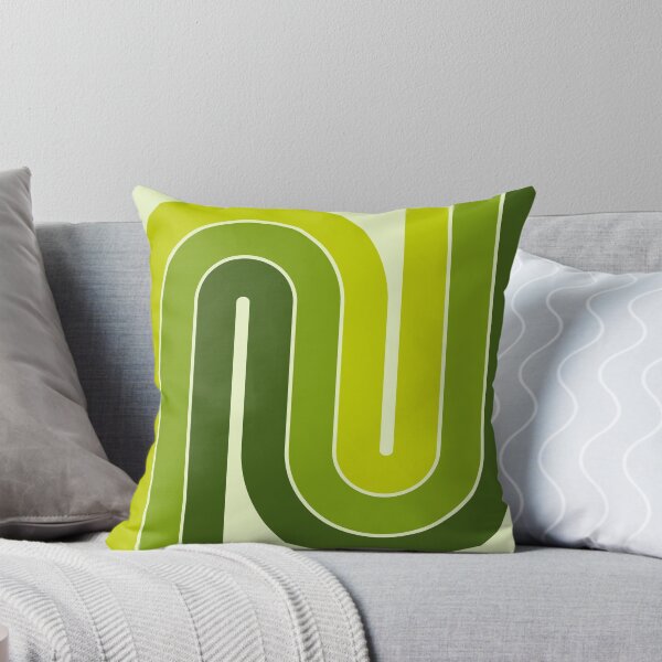 Item preview, Retro Geometric Double Arch Design Green designed and sold by tonymagnerart.
