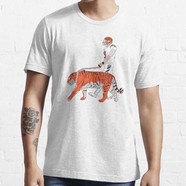 Cat Walk Joe Burrow Funny Art Cincinnati Bengals T-Shirt - Cruel Ball