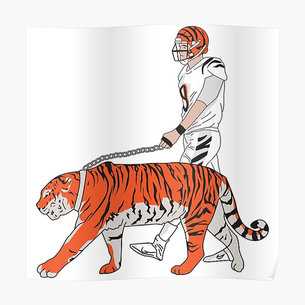 Joe Burrow Bengals Poster for Sale by RatTrapTees