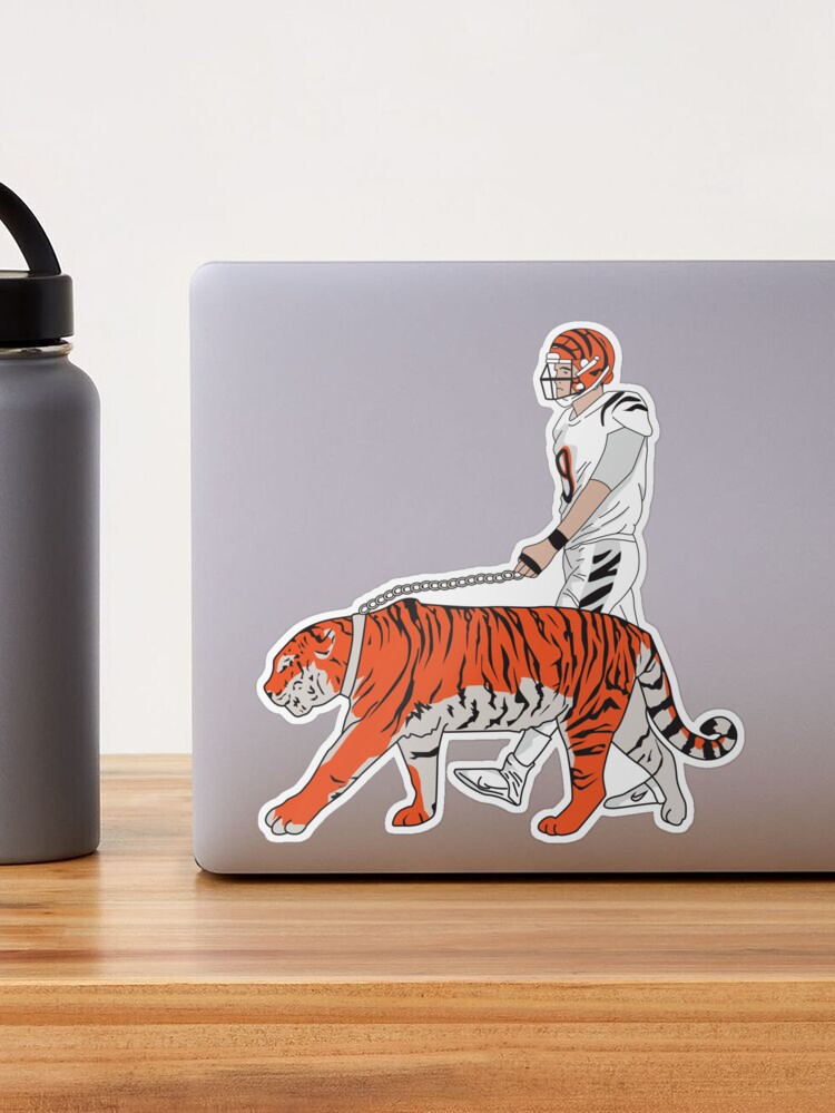 Joe Burrow Walk Tiger Sticker for Sale by KwokArts