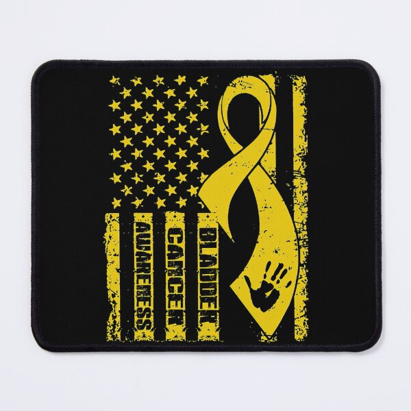 Item preview, Bladder Cancer Awareness Flag Ribbon designed and sold by TerrellOneal.