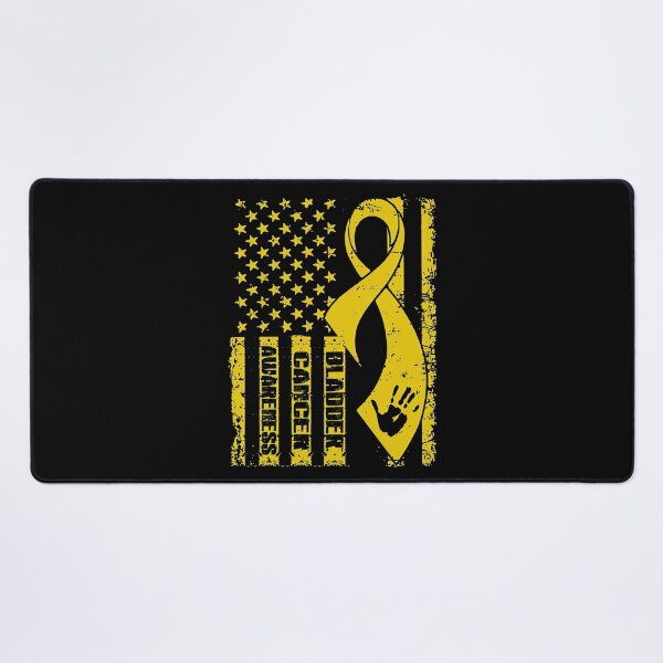 Item preview, Bladder Cancer Awareness Flag Ribbon designed and sold by TerrellOneal.
