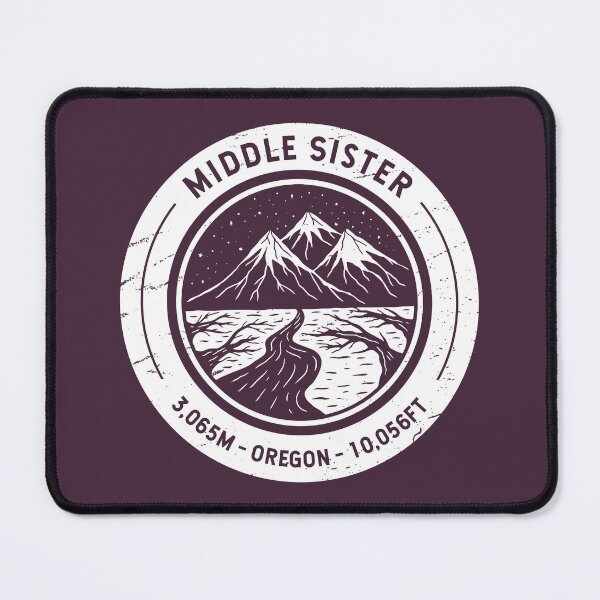 Item preview, Middle Sister Oregon | Hiking | Skiing designed and sold by KrisSidDesigns.