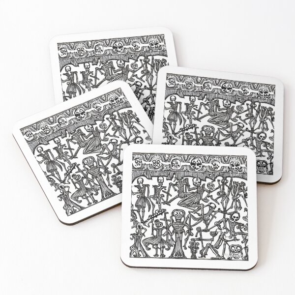 Item preview, Aztec Skeletons Dancing  designed and sold by Hampshire Historica.