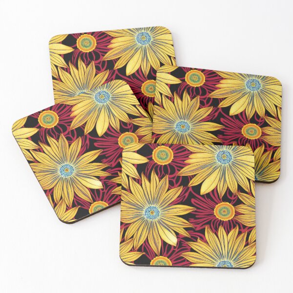 Item preview, Marigold Flowers Pattern Print designed and sold by ThePurpleMelon.
