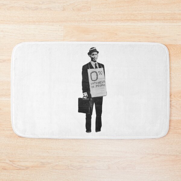 Item preview, Banksy Business man 0% interest in people designed and sold by DataDude.