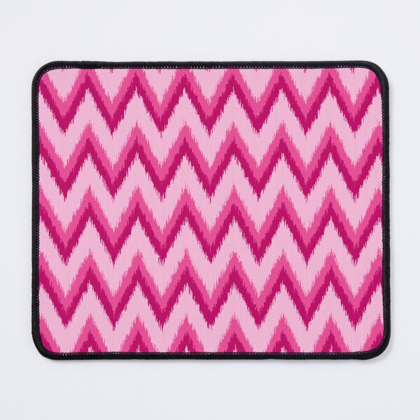 Item preview, Ikat Chevron Stripes, Fuchsia and Pale Pink designed and sold by Marymarice.