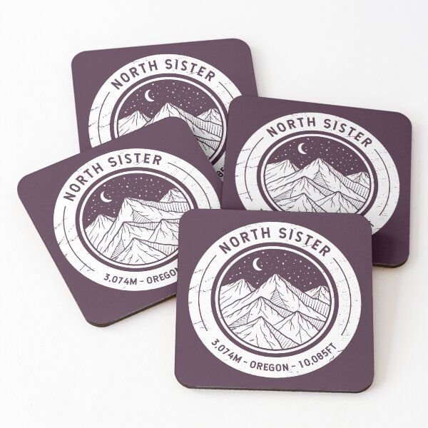 Item preview, North Sister Oregon | Hiking | Skiing designed and sold by KrisSidDesigns.