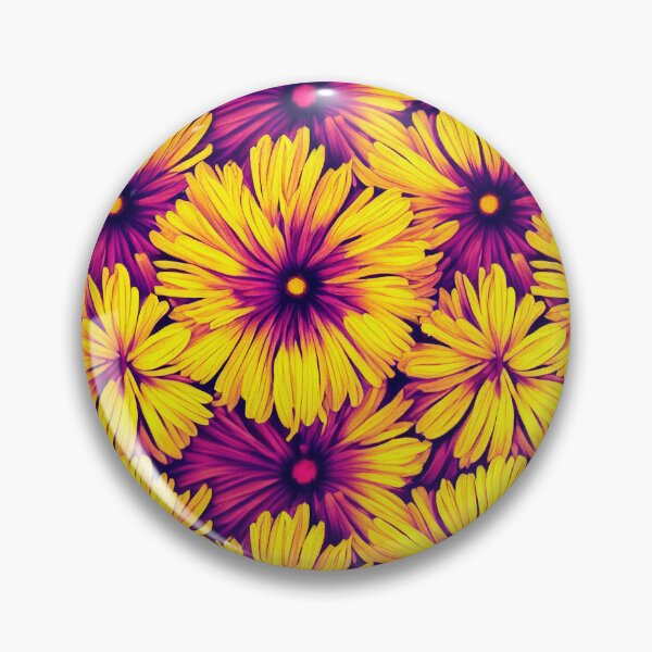 Item preview, Marigold Flowers Pattern Print designed and sold by ThePurpleMelon.
