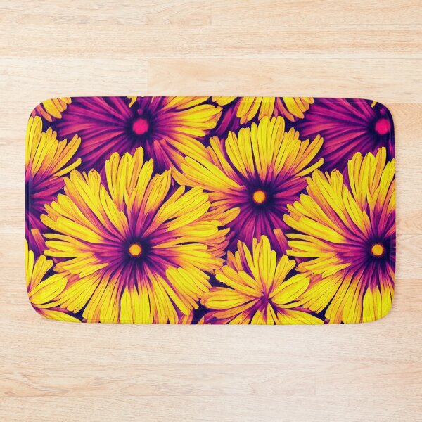 Item preview, Marigold Flowers Pattern Print designed and sold by ThePurpleMelon.