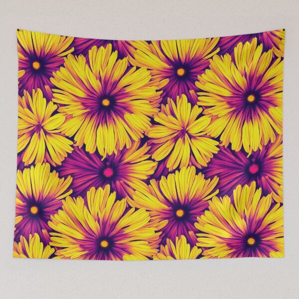 Item preview, Marigold Flowers Pattern Print designed and sold by ThePurpleMelon.