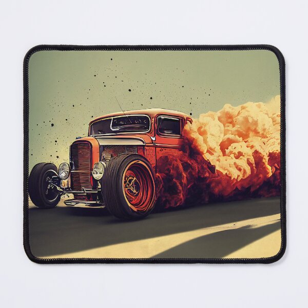 Item preview, Vintage Hot Rod Burnout, a perfect gift for all American Hot Rod fans #1 designed and sold by RodZnRoll.