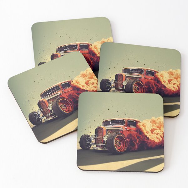 Item preview, Vintage Hot Rod Burnout, a perfect gift for all American Hot Rod fans #1 designed and sold by RodZnRoll.