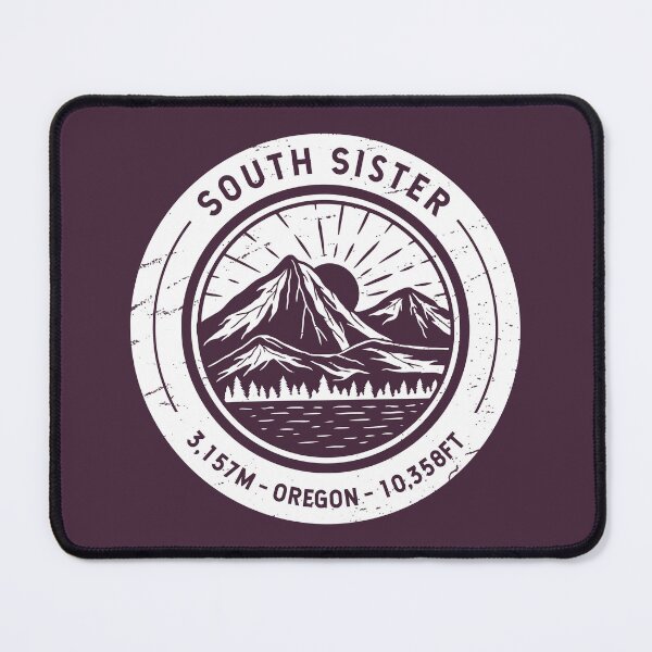 Item preview, South Sister Oregon | Hiking | Skiing designed and sold by KrisSidDesigns.