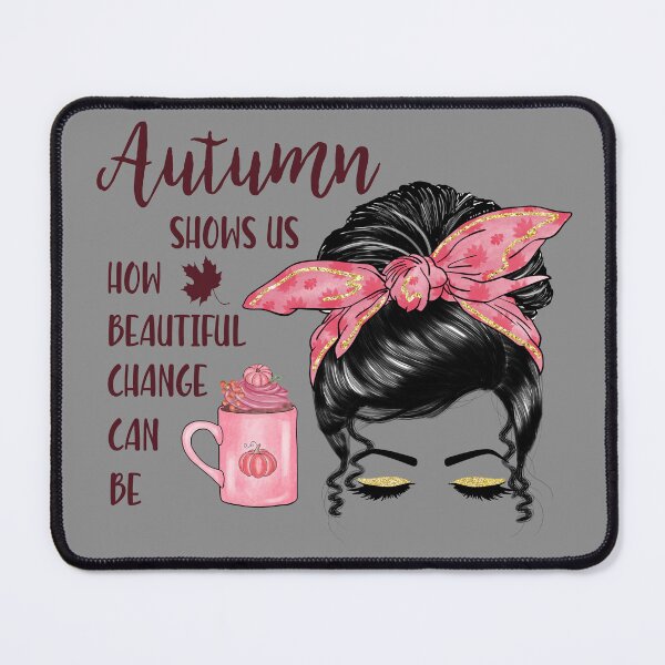 Item preview, Autumn shows us how beautiful change can be,Fall Pumpkin Ghost October Skeleton Creepy Leaf Trick Or Treat Thanksgiving Season Goth Gothic designed and sold by NAZIMNADIR.