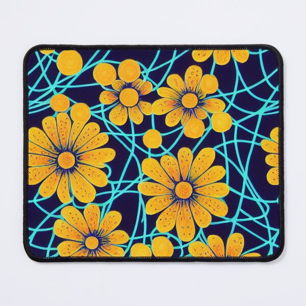 Item preview, Marigold Flowers Pattern Print designed and sold by ThePurpleMelon.