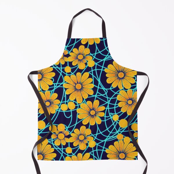 Item preview, Marigold Flowers Pattern Print designed and sold by ThePurpleMelon.