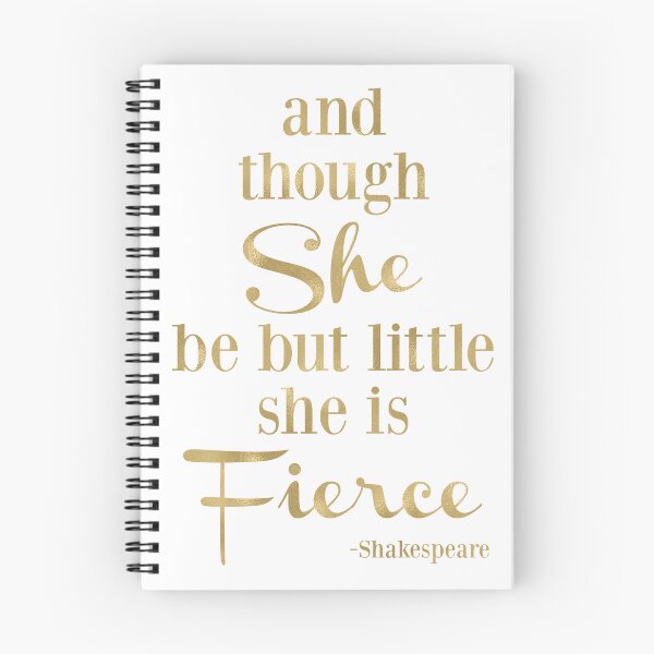 Item preview, She is Little and Fierce - Gold designed and sold by Amy Brinkman.