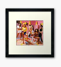SPICE GIRLS LOCKER ROOM Framed Print