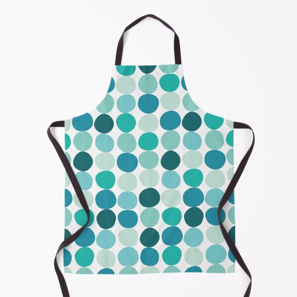 Aperçu de l'œuvre Midcentury Modern Dots Blue créée et vendue par Amy Brinkman.