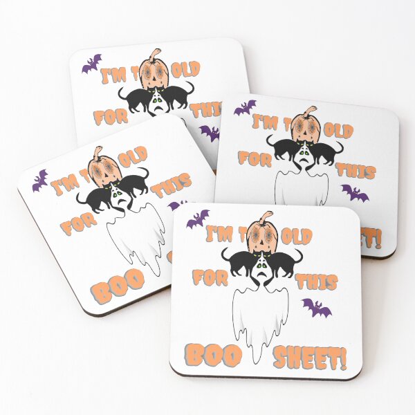 Item preview, Im Too Old For This Boo Sheet Halloween Design designed and sold by molamode.