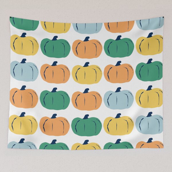 Item preview, Colourful pumpkins designed and sold by CatsHappy.