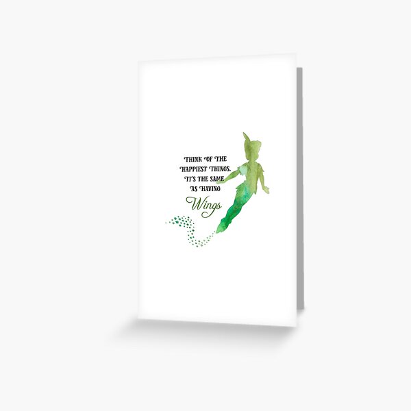 Peter Pan Greeting Cards Redbubble