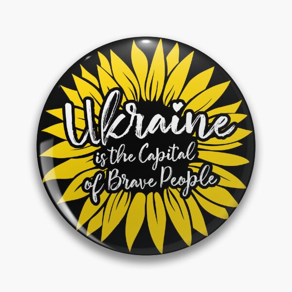 Item preview, Ukraine is the Capital of Brave People Support Ukrainians Sunflower designed and sold by lxmag.
