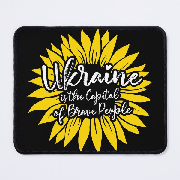 Item preview, Ukraine is the Capital of Brave People Support Ukrainians Sunflower designed and sold by lxmag.