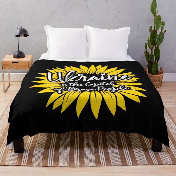 Item preview, Ukraine is the Capital of Brave People Support Ukrainians Sunflower designed and sold by lxmag.