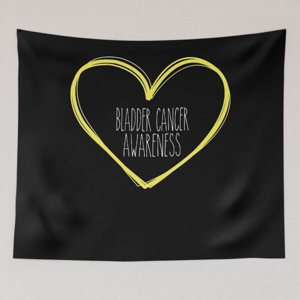 Item preview, Bladder Cancer Awareness Heart Support designed and sold by TerrellOneal.