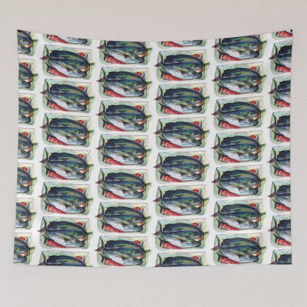 Item preview, Fishing Trip Bounty - Sea Bream and Yellowtail 'Tai to Hamachi' - Marker Sketch designed and sold by TomuAri.