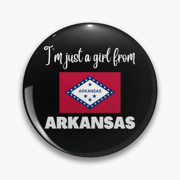 Item preview, I’m just a girl from Arkansas- State pride design for women and girls designed and sold by DesignsByDaddy.