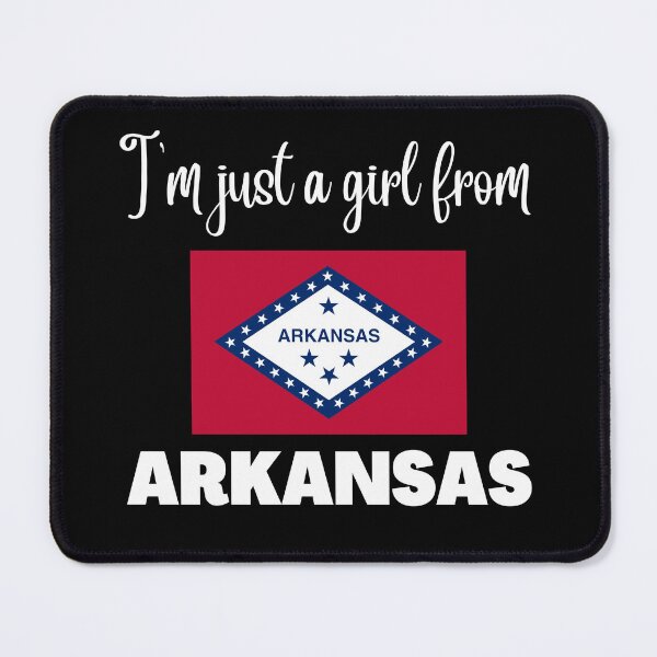 Item preview, I’m just a girl from Arkansas- State pride design for women and girls designed and sold by DesignsByDaddy.