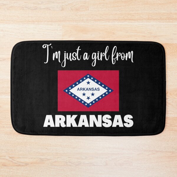 Item preview, I’m just a girl from Arkansas- State pride design for women and girls designed and sold by DesignsByDaddy.