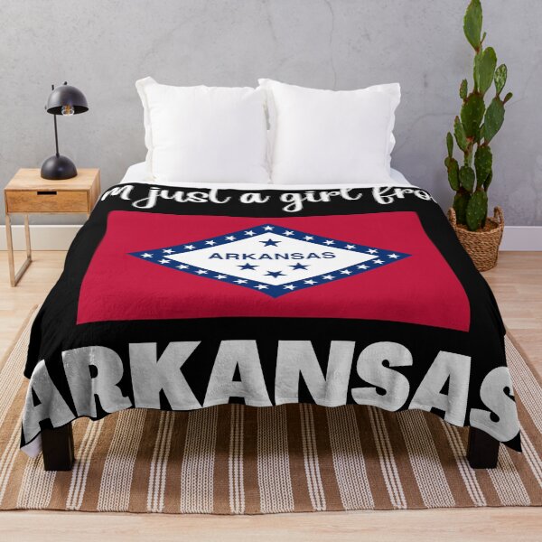 Item preview, I’m just a girl from Arkansas- State pride design for women and girls designed and sold by DesignsByDaddy.