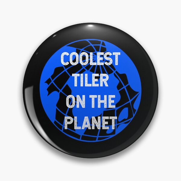 Item preview, Coolest Tiler on the Planet designed and sold by TimespunThreads.