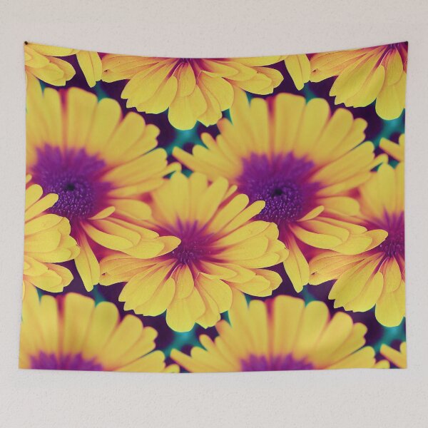Item preview, Marigold Flowers Pattern Print designed and sold by ThePurpleMelon.