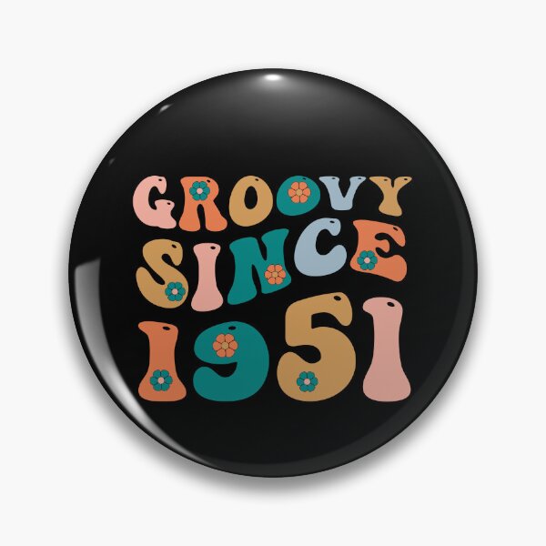 Item preview, Groovy Since 1951 | 71th Birthday | Retro Groovy Birthday designed and sold by AMINE  ★★★★★.
