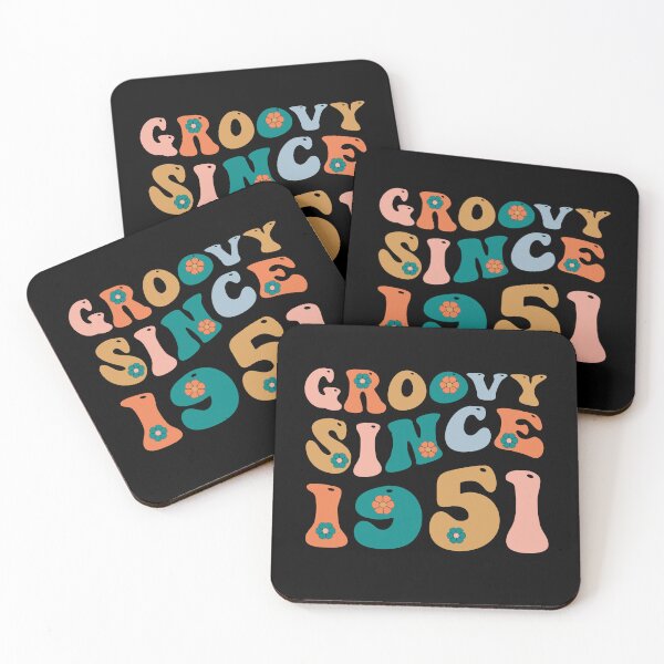 Item preview, Groovy Since 1951 | 71th Birthday | Retro Groovy Birthday designed and sold by AMINE  ★★★★★.