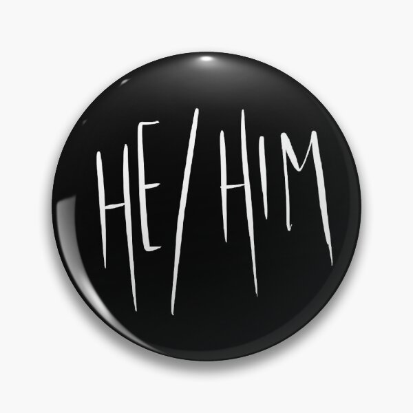Item preview, He/him pronoun labels  designed and sold by StreamyTarot.