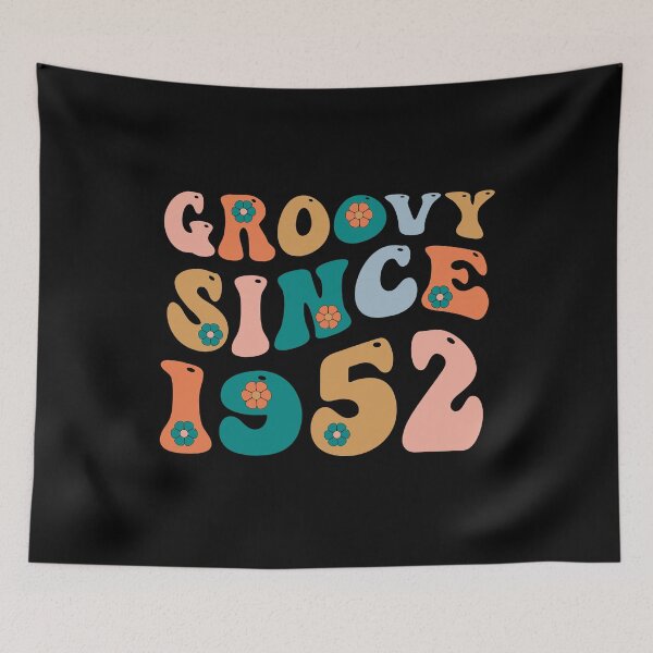 Item preview, Groovy Since 1952 | 70th Birthday | Retro Groovy Birthday designed and sold by AMINE  ★★★★★.