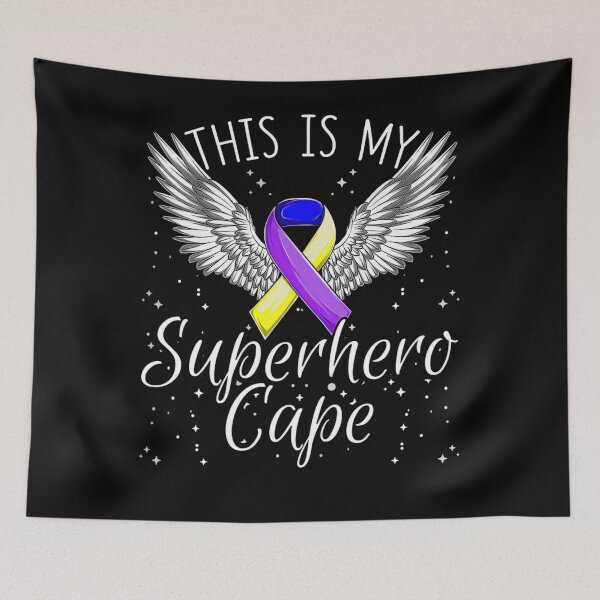 Item preview, Bladder Cancer Awareness This Is My Superhero Cape Gift designed and sold by JamesGilmore40.