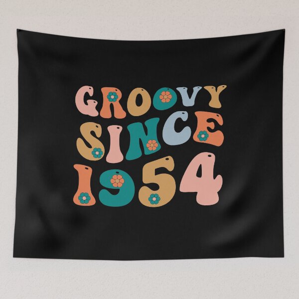 Item preview, Groovy Since 1954 | 68th Birthday | Retro Groovy Birthday designed and sold by AMINE  ★★★★★.