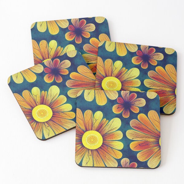 Item preview, Marigold Flowers Pattern Print designed and sold by ThePurpleMelon.