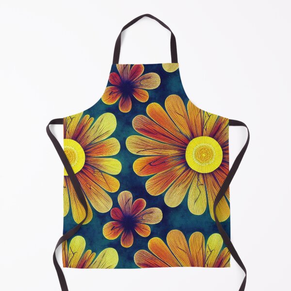 Item preview, Marigold Flowers Pattern Print designed and sold by ThePurpleMelon.