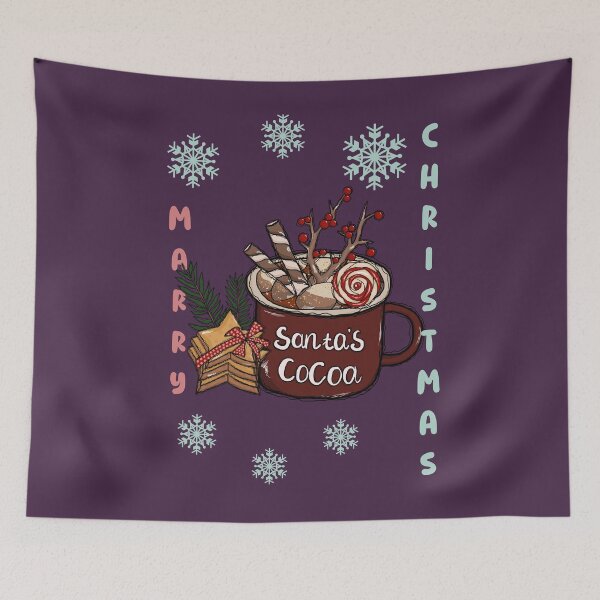 Item preview, Merry Christmas Cocoa Decoration designed and sold by netdota.