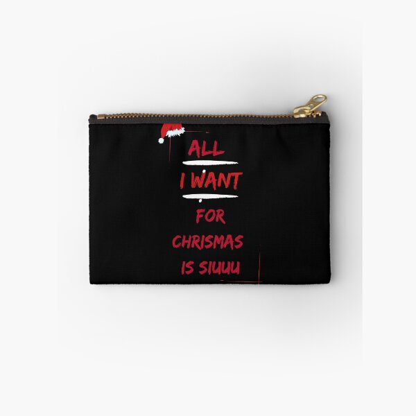 Item preview, All I Want For Christmas Is Siuuu Red on White designed and sold by Fine-One-Art.
