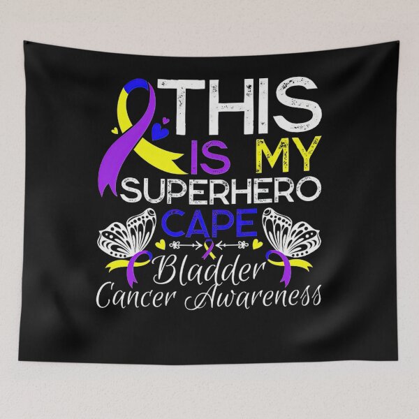 Item preview, Bladder Cancer Awareness This Is My Superhero Cape Gift designed and sold by JamesGilmore40.